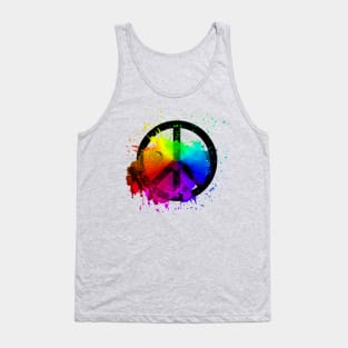 Peace of a Rainbow - Rainbow Tank Top